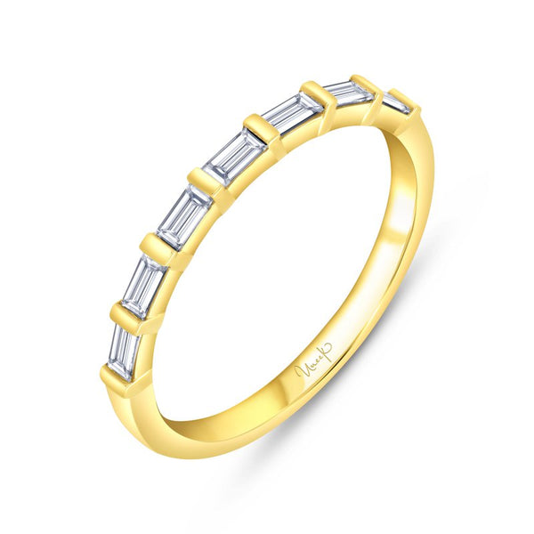 Uneek 14K Yellow Gold Stackable Collection 1-Row Stackable Ring
