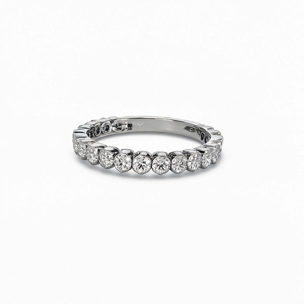 14k Diamond Wedding Band