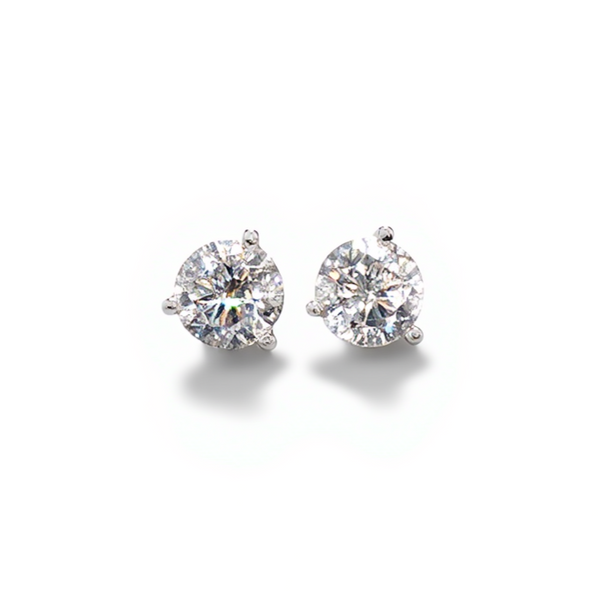 14k 2.98ctw Diamond Martini Stud Earrings