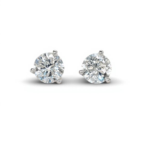 14k 1.42ctw Diamond Martini Stud Earrings