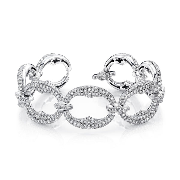 Uneek Signature Collection Diamond Link Bracelet