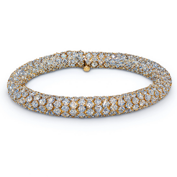 14k 23.01ctw Lab-Grown Diamond Bracelet