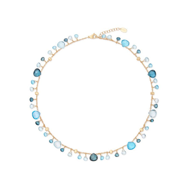 Marco Bicego 18K Yellow Gold Paradise Mixed Topaz Necklace