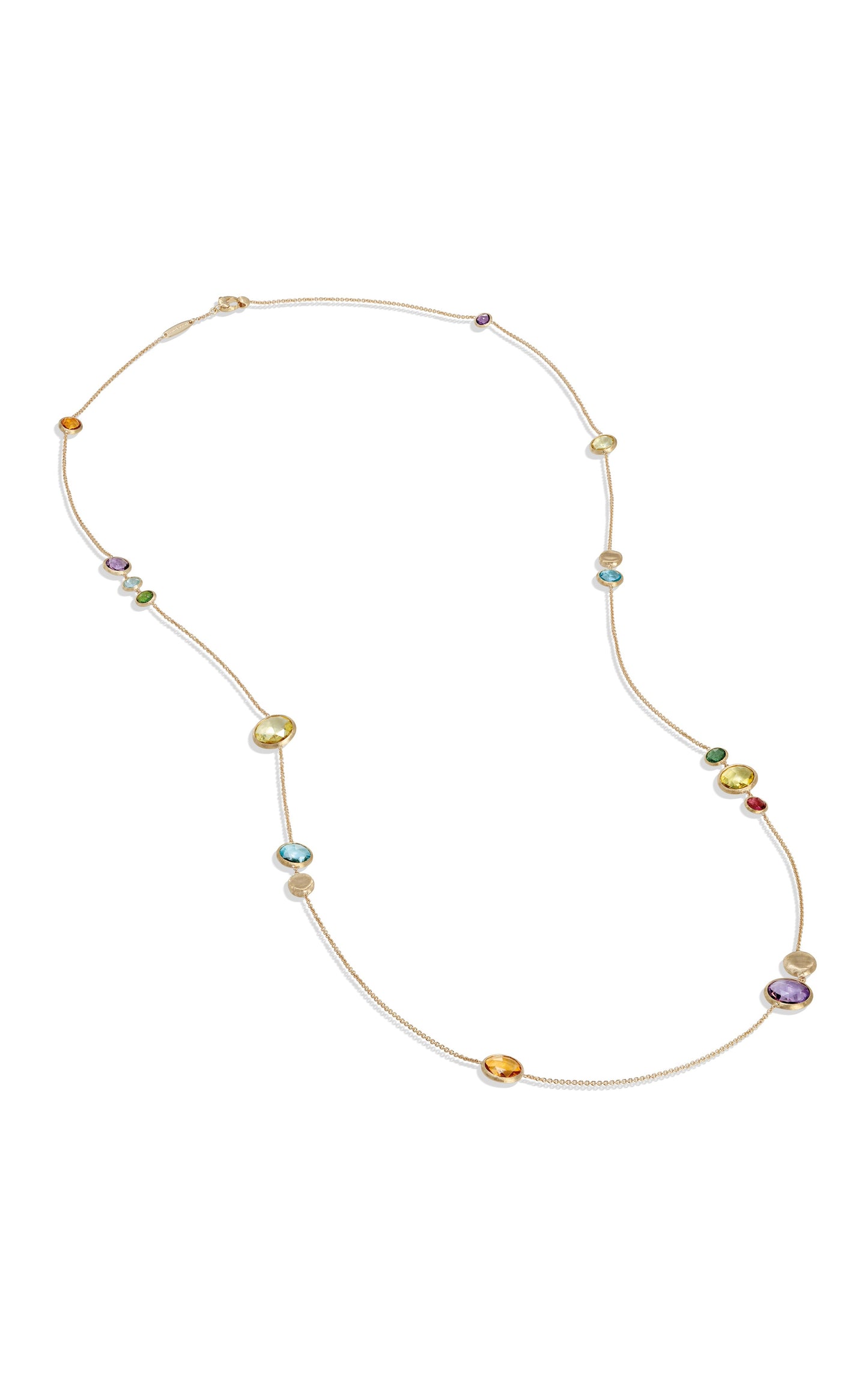 Marco Bicego 18K Yellow Gold Jaipur Mixed Gemstone Necklaces - Colored Stone Necklace