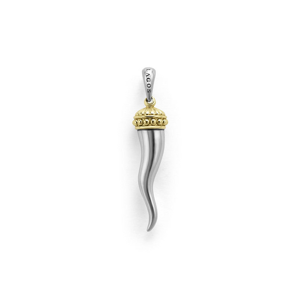 Lagos Two-Tone Horn Amulet