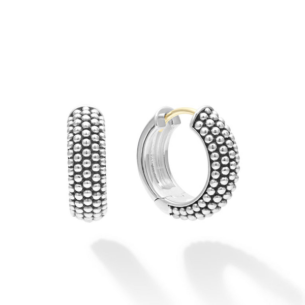 Lagos Caviar Huggie Earrings