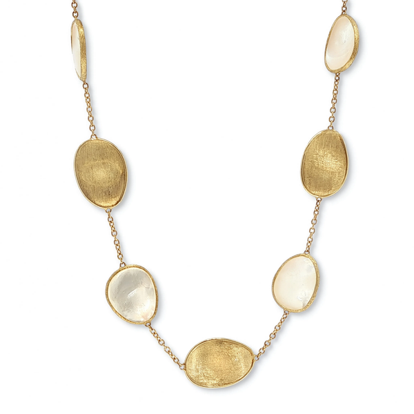 Marco Bicego Lunaria 18K Mother of Pearl Necklace