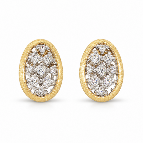 Marco Bicego 18K Yellow Gold Lunaria Stud Earrings
