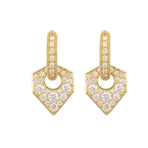 Jude Frances Moroccan Diamond Shield Mini Earring Charms