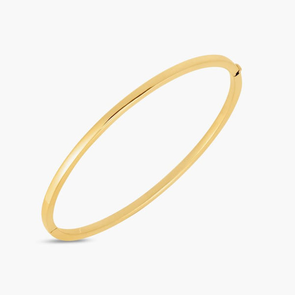Roberto Coin 18K Yellow Designer Gold Oval Bangle