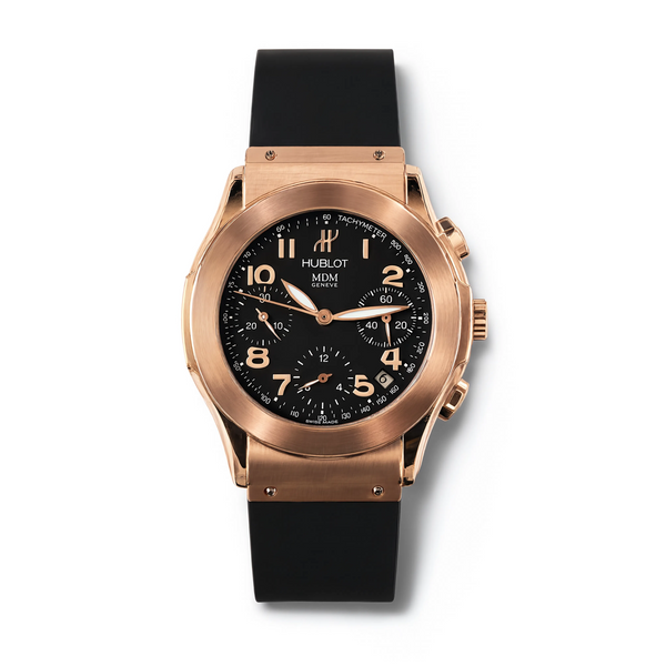Pre-Owned 18k Rose Gold Hublot MDM Geneve Chronograph