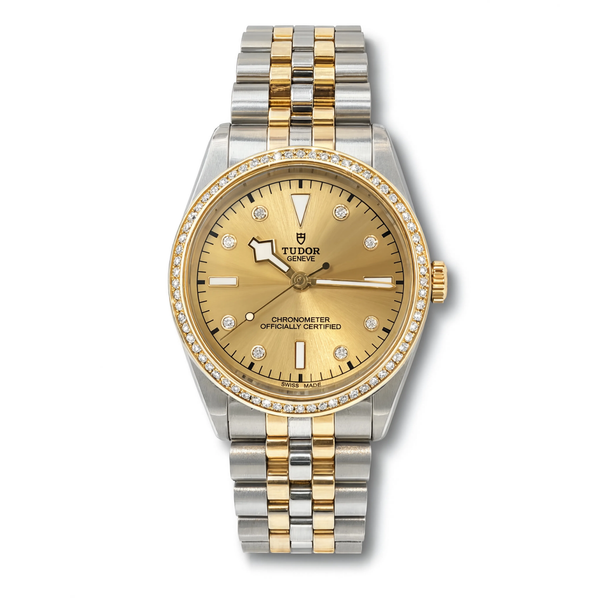Tudor 39mm Steel & Yellow Gold Black Bay