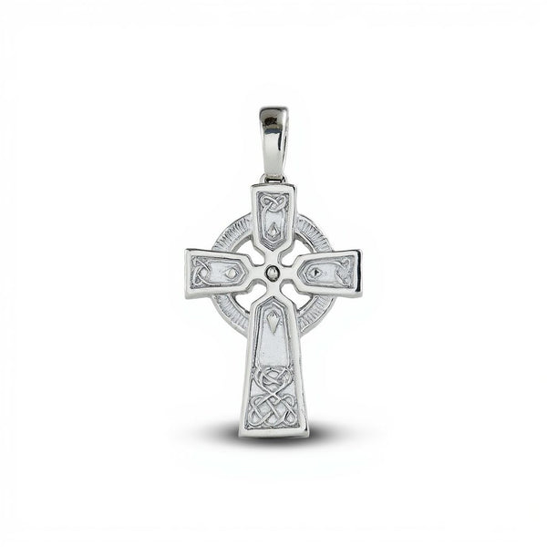 Silver Celtic Cross Charm