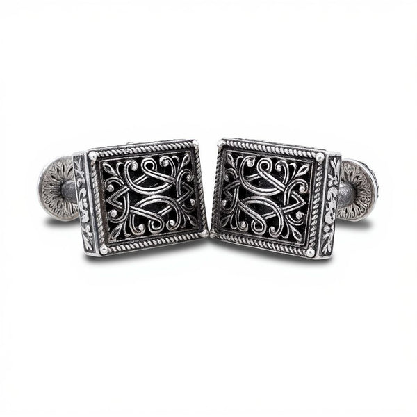 Konstantino Sterling Silver Square Cufflinks