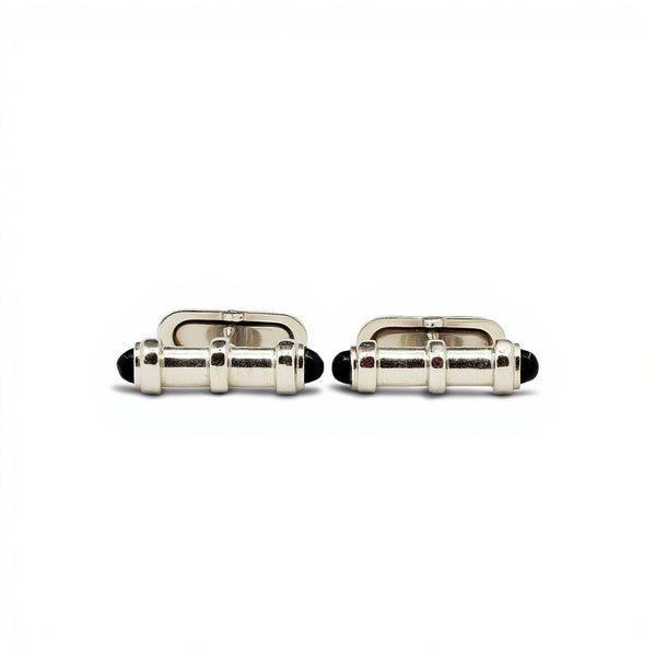 Marcello Pane Black Lapis Cufflinks