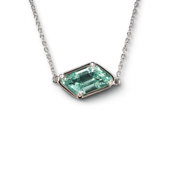 House of Kimball's | 14k Parallelogram Afghan Tourmaline Necklace