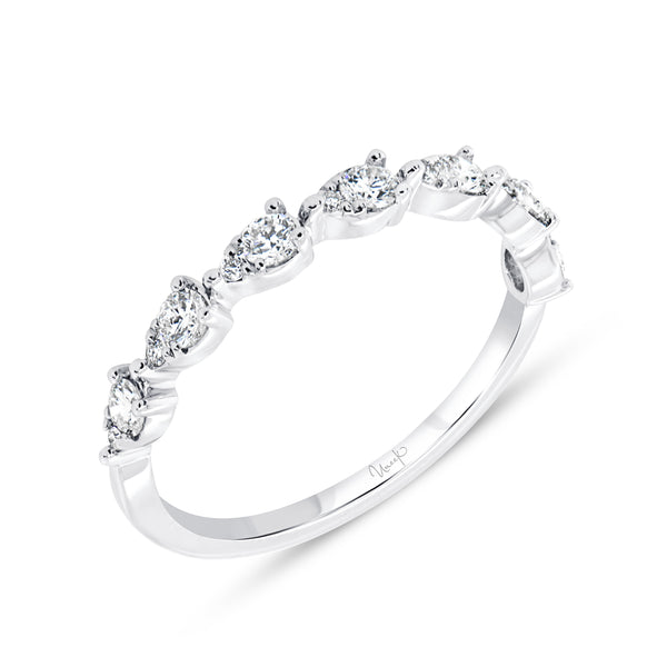 Uneek 14k White Gold .38ctw Diamond Band