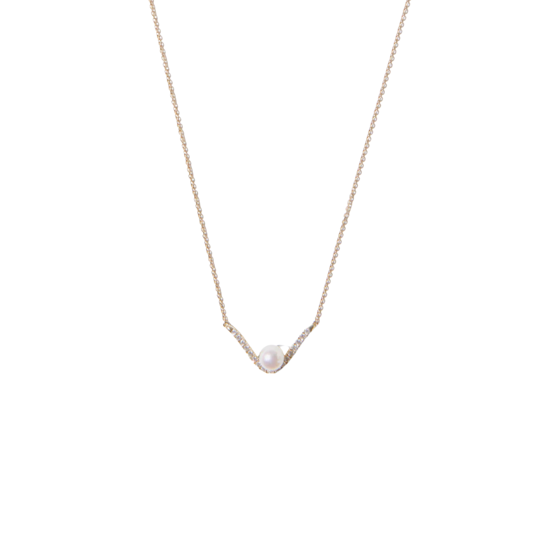 Mizuki Sea of Beauty Pearl Curve Necklace – Kimball's Jewelers