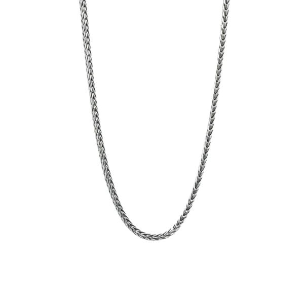 Konstantino Sterling Silver 2.5mm Woven 22" Chain
