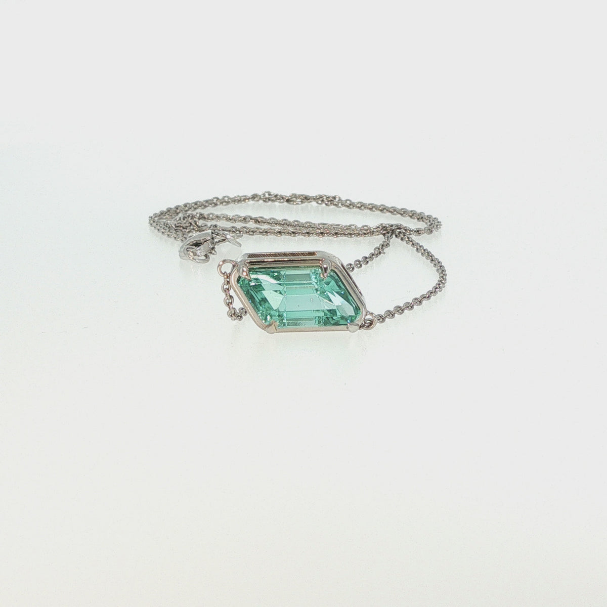 House of Kimball's | 14k Parallelogram Afghan Tourmaline Necklace